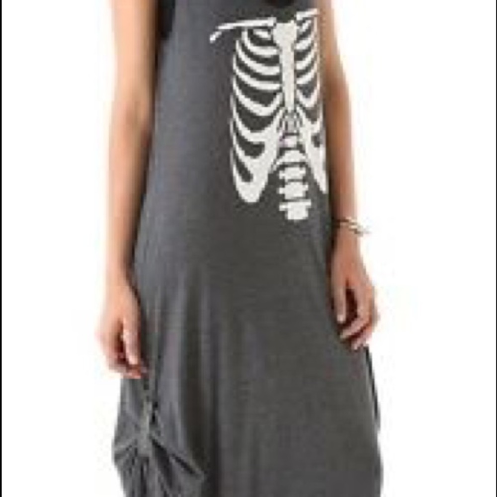 RARE!!! Wildfox Couture white ribcage dress